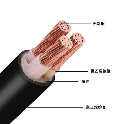 YJV316+210 纯铜电力电缆家装工地入户主线图5