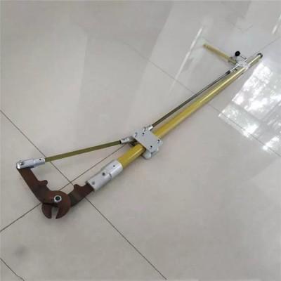 10KV带电作业工具绝缘断线钳高压电力电缆断线剪直拉高空长柄剪刀图3