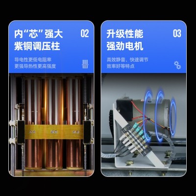 征西三相稳压器380v大功率全自动工业SBW电源升压补偿式增压100kw图3