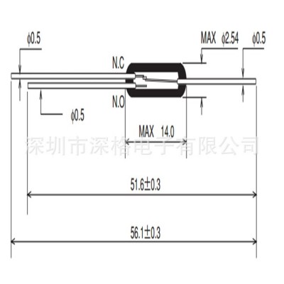 三脚干簧管 常开型干簧管 常闭型干簧管 原厂正品特价销售图5