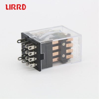 LIRRD利尔德LHH54P 5A小型电磁中间继电器14只脚MY4N-J