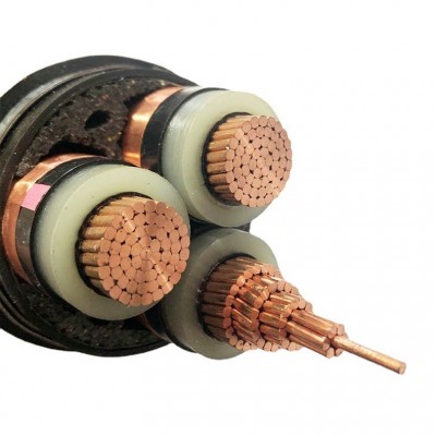 批发国标YJV22铜芯电缆电线10kv35kv铠装电力电缆 1芯3芯高压电缆