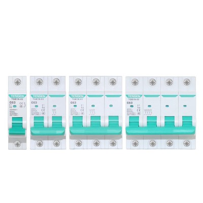 天正空气开关1p小型断路器3P电闸32a40A保护器TGB1N-63家用2 P空开