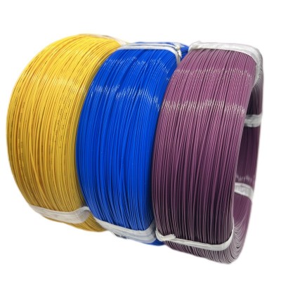 电线厂家耐高温电线美标UL1213镀镍铜线材PTFE铁氟龙线20/22AWG 200米