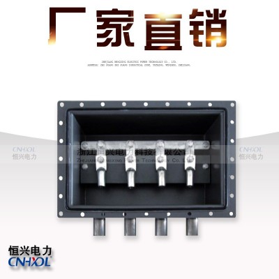 高压电缆交叉互联接地箱 110kV 三相 7孔95-150 mm2无屏蔽电缆