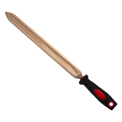TOOLTIME图泰防爆三角刮刀铍青铜无火花锉刀油槽刮刀三角形刮刀