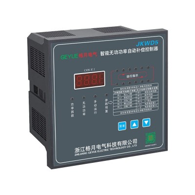 格月电气JKWD5自动功率因数控制器无功功率自动补偿控制器批发