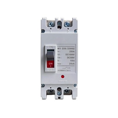 250A光伏直流塑壳断路器1P空气开关125A厂家外贸贴牌DCMCCB空 开2P 50个