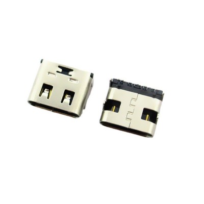 Type-c 16PIN母座四脚插板L7.35mm 板上型 快充母座双向高速传输 1500PCS
