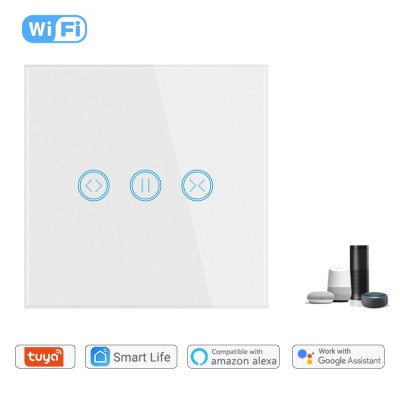 欧规窗帘wifi开关 涂鸦智能 手机遥控 wifi语音控制窗帘电机
