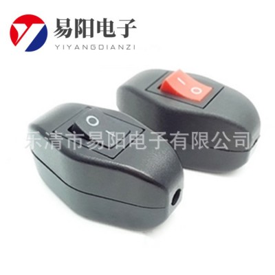 供应RS601线上开关三档带灯船型开关2脚304床头开关双按钮中途开 500个