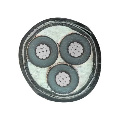 10KW高压 YJLV22 8.7/15kV 3x50 3芯铝芯钢带铠装埋地电缆国标阻燃  30米