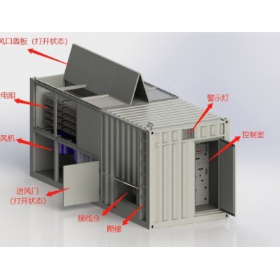 凯翔品牌 数据中心用AC10.5KV室外型柴发测试假负载