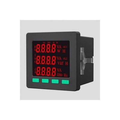 DK-50G/4P一级浪涌保护器ECM72三相智能数显表 双向计量 液晶显示