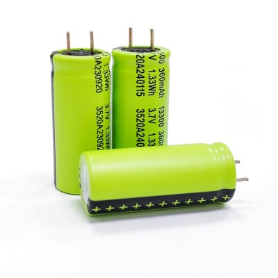 13300高倍率电容电池电子雾化器医疗器械水母灯纯钴电池3.7V360mh