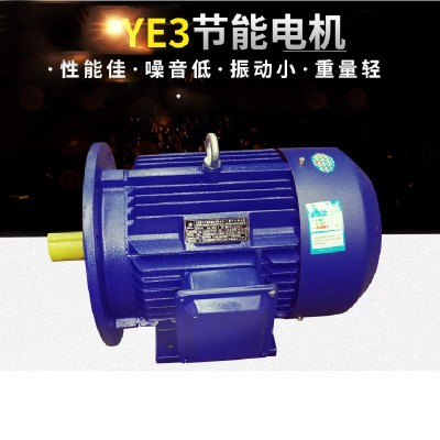 三相异步电动机YE3-132S-4 5.5KW立式卧式铜芯线圈江苏新大力