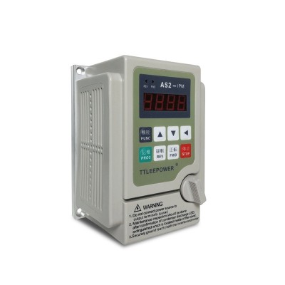 跨境爱得利款变频器220V单相0.75KWAS2-107三相1.5KW 2.2KW变频器